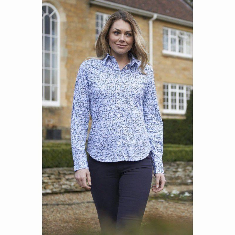 Schoffel Suffolk Ladies Cotton Shirt - Navy Floral Hot Picks Today