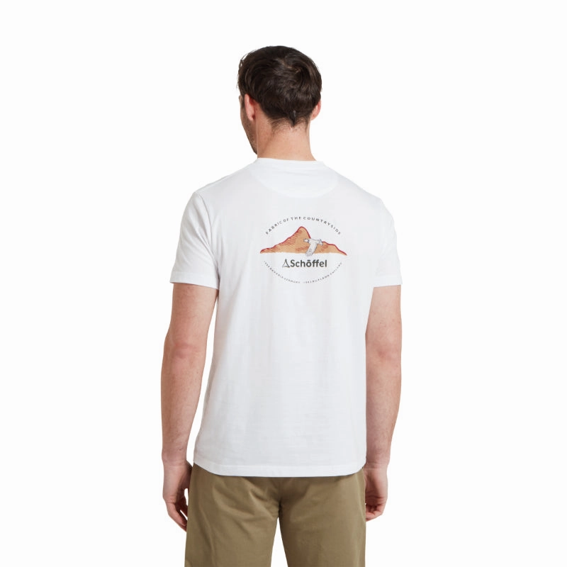 Perfect Gift Sale Dont Miss These Savings Schoffel Talland Mens T-Shirt - White Mountain