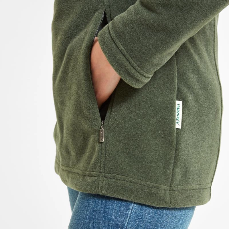 Schoffel Tilton Ladies 1/4 Zip Fleece - Cedar Green Shop Today Save