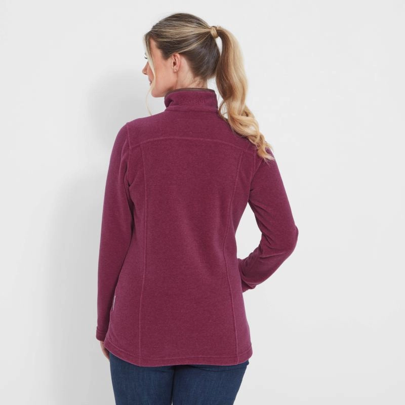 Hot Clearance Now Grab Save Today Schoffel Tilton Ladies 1/4 Zip Fleece - Mulberry