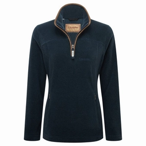 Last Chance Offer Schoffel Tilton Ladies 1/4 Zip Fleece - Petrol Blue