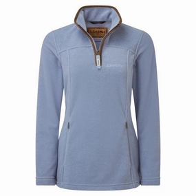 Schoffel Tilton Ladies 1/4 Zip Fleece - Powder Blue Online Exclusive Offer Todays Special Savings
