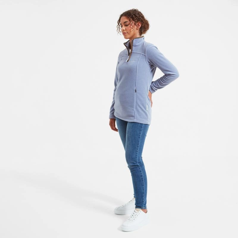 Hot Deal Alert Flash Deal Today Schoffel Tilton Ladies 1/4 Zip Fleece - Powder Blue