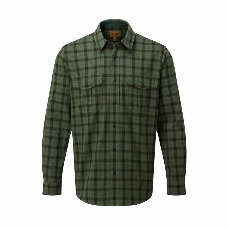 Schoffel Tollymore Utility Mens Shirt - Loden Green Hot Offer Ending Soon