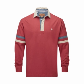 Schoffel Truro Mens Deck Shirt - Slate Red Flash Offer Today Flash Pick Today