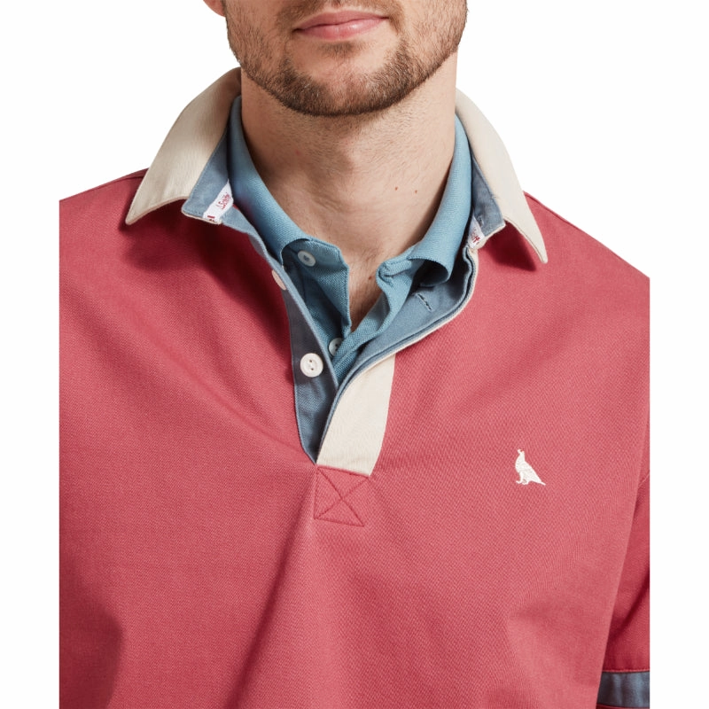 Save More Online Schoffel Truro Mens Deck Shirt - Slate Red