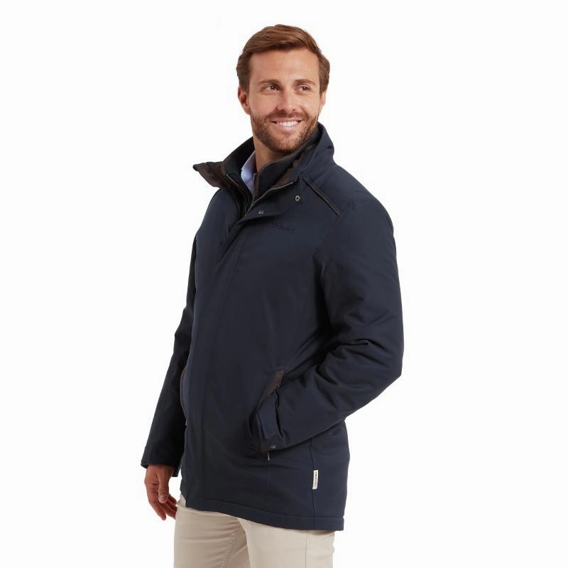 Schoffel Whitton Primaloft Mens Venturi Waterproof Coat - Navy Todays Best Deal New Arrival Discount