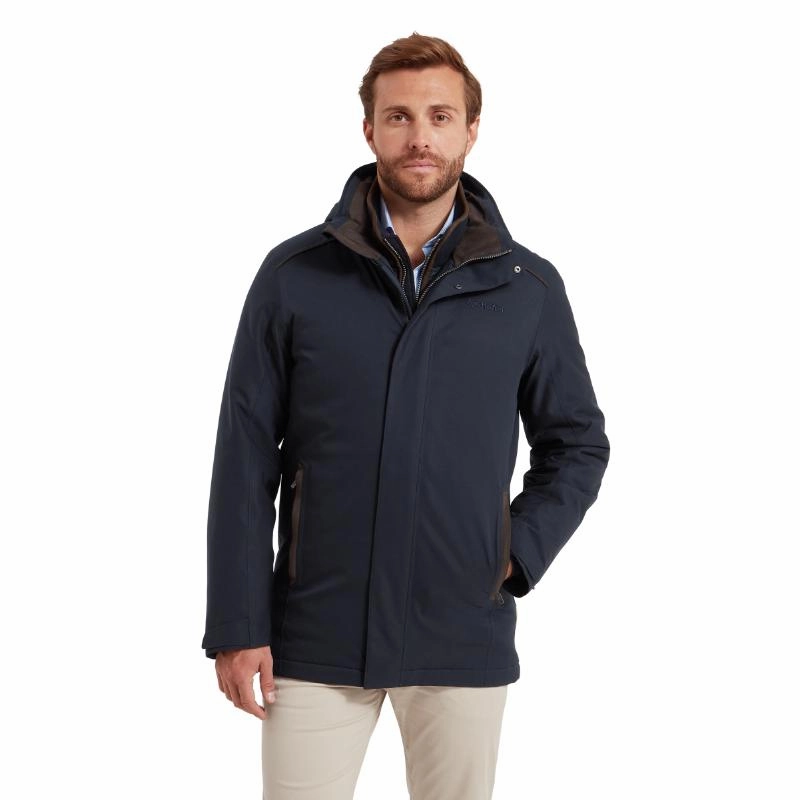 Limited Offer Alert Deal of the Day Schoffel Whitton Primaloft Mens Venturi Waterproof Coat - Navy
