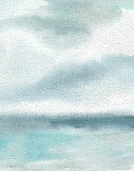 Seaside Sanctuary II By Carol Robinson (Framed) - Light Blue