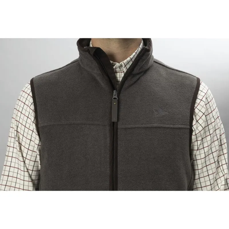 Seeland Woodcock Earl Mens Fleece Gilet - Dark Grey Melange Limited Time Offer