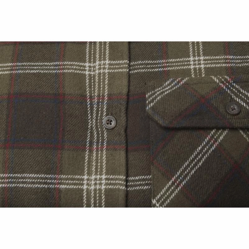 Seeland Glen Flannel Mens Shirt - Pine Green Check Grab Todays Deal