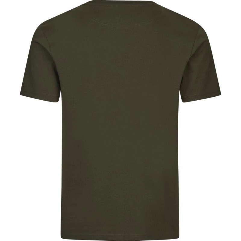 Seeland Landscape Mens T-Shirt - Pine Green Limited Edition Offer