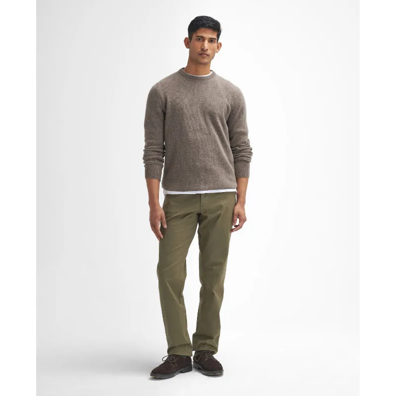 Barbour Washed Stretch Twill Tailored Fit Mens Trousers - Olive Clearance Alert Now Clearance Steal Today
