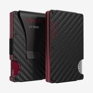003 Personalised Money Clip Wallet (Stealth Black/Volcano Red) Todays Mega Savings Dont Wait Save Today