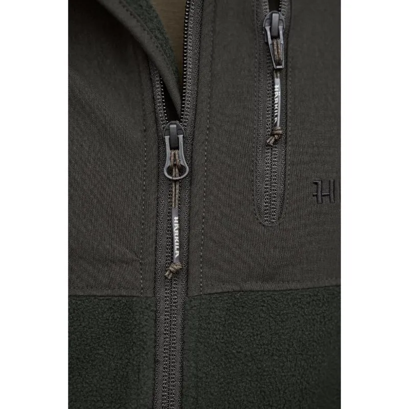 Save Big Online Harkila Fjell Mens Fleece Jacket - Jet Set/Meteorite