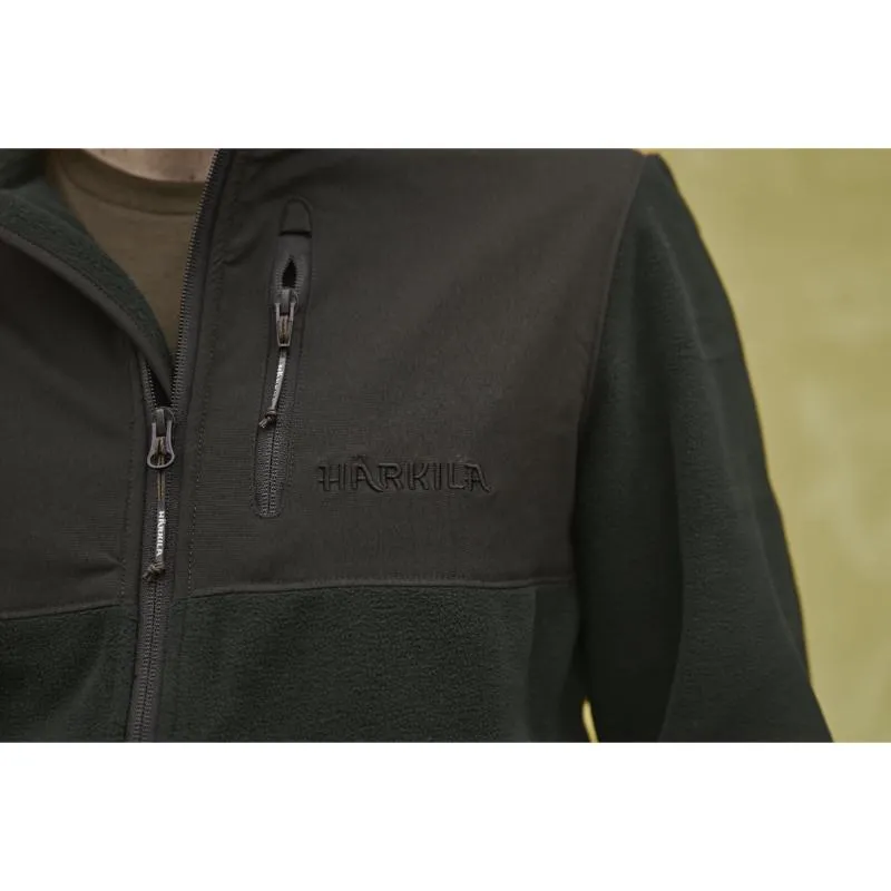Harkila Fjell Mens Fleece Jacket - Jet Set/Meteorite Online Exclusive Savings