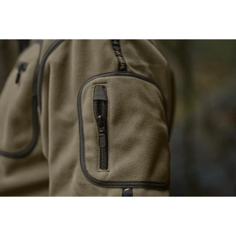 Harkila Kamko Mens Gore-Tex Windproof Reversible Fleece Jacket - Dark Antique Bronze/Willow Green Hot Offer Frenzy