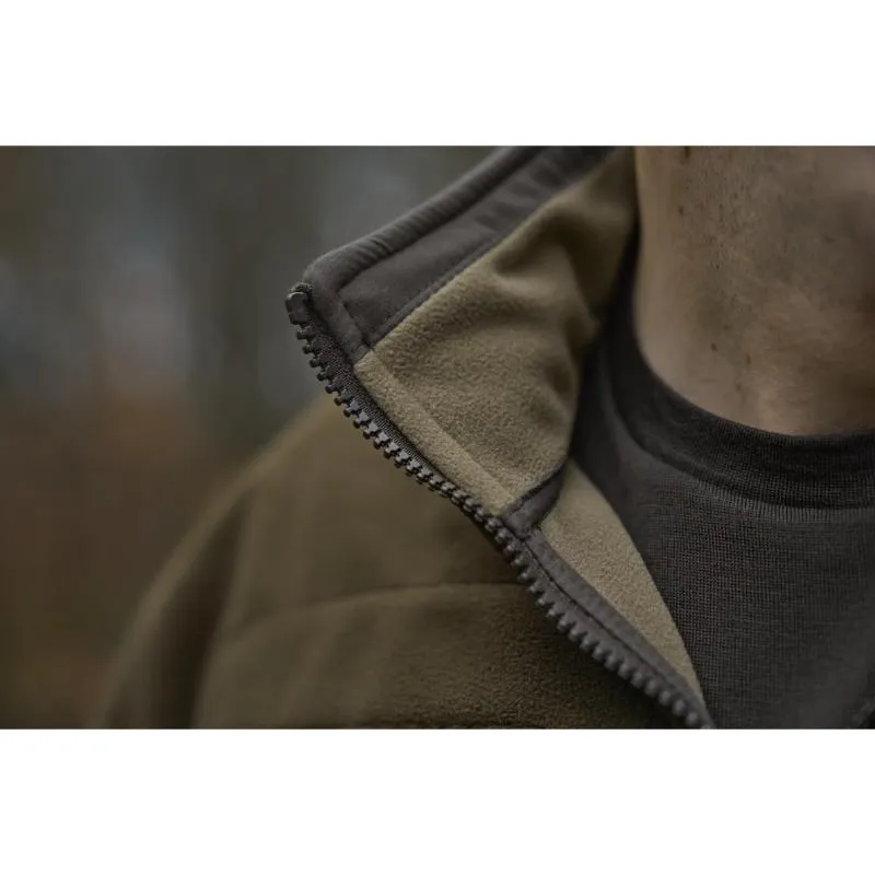 Harkila Kamko Mens Gore-Tex Windproof Reversible Fleece Jacket - Dark Antique Bronze/Willow Green Shop Smart Deals Exclusive Online Deal