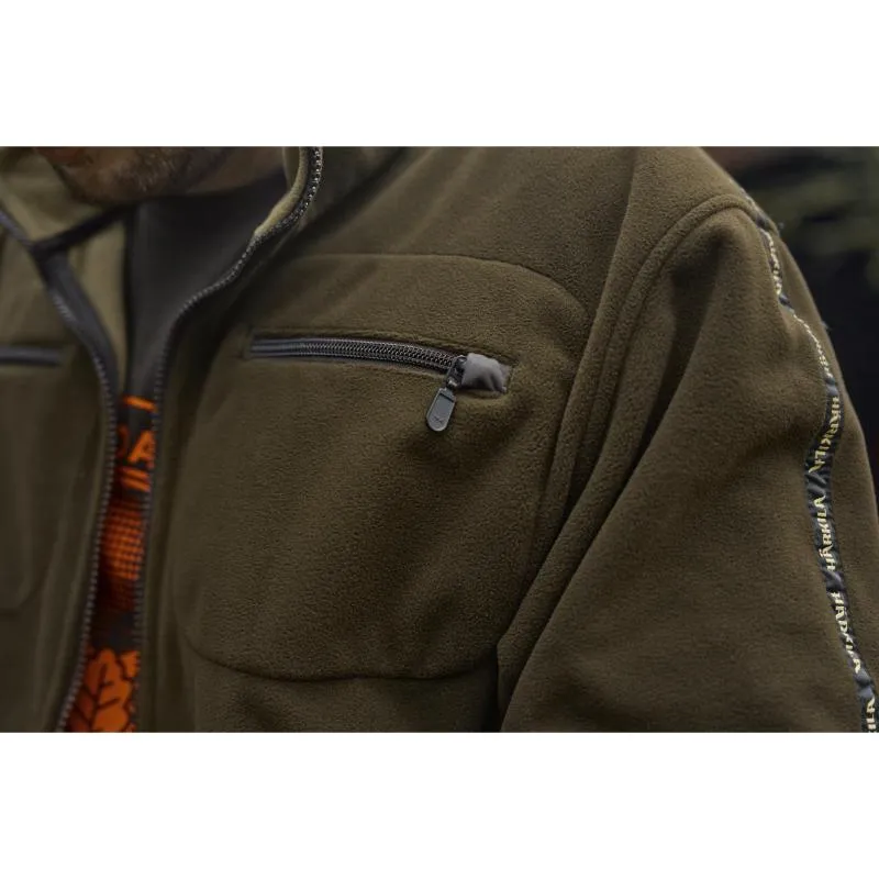 Hot Pick of the Day Harkila Kamko Mens Gore-Tex Windproof Reversible Fleece Jacket - Dark Antique Bronze/Willow Green