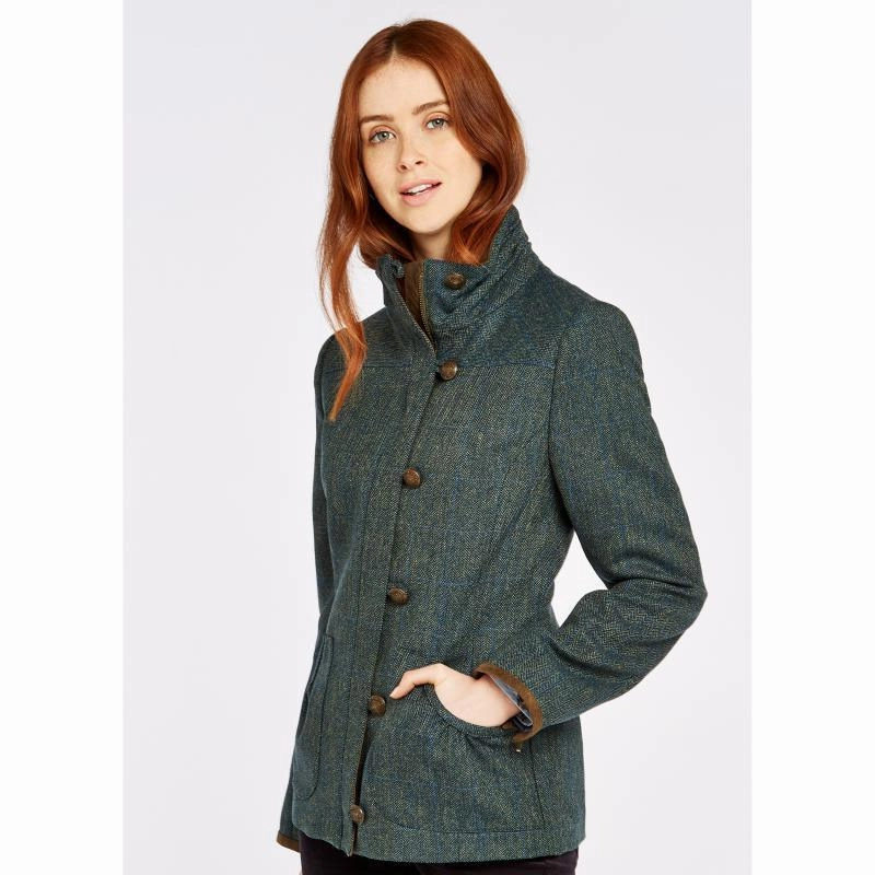 Dubarry Bracken Tweed Jacket - Mist Today Only Discount