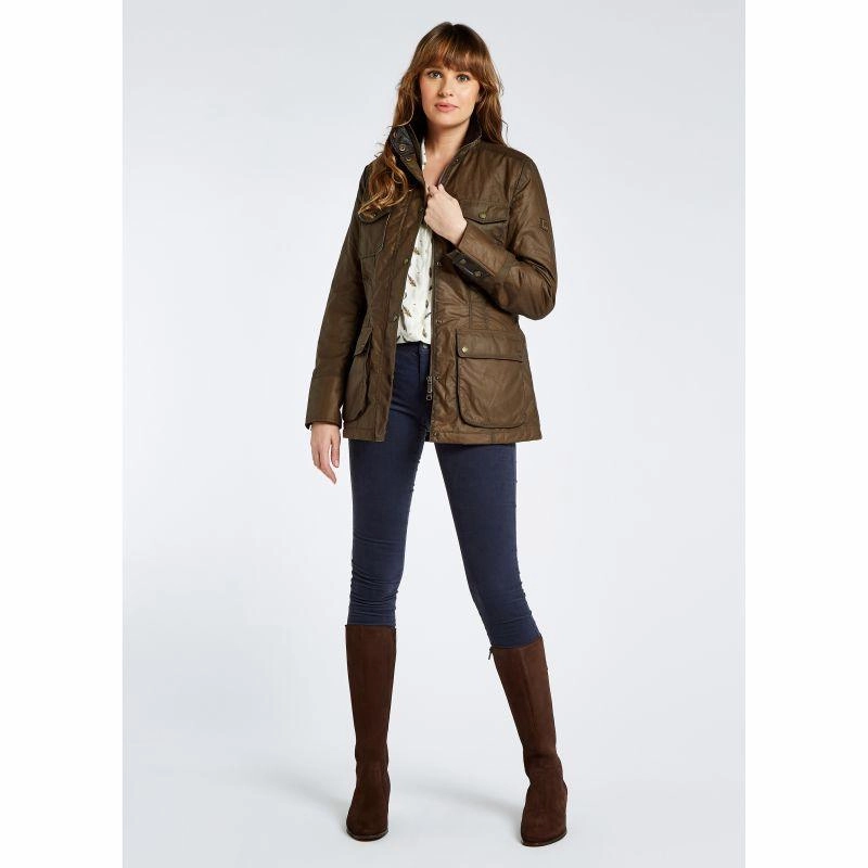 Dubarry Munsboro Ladies Waxed Jacket - Ginger Today Only Savings Dont Miss This Deal