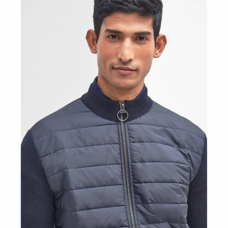Dont Miss This Deal Trending Offer Today Barbour Carn Baffle Zip Thru Mens Jacket - Navy