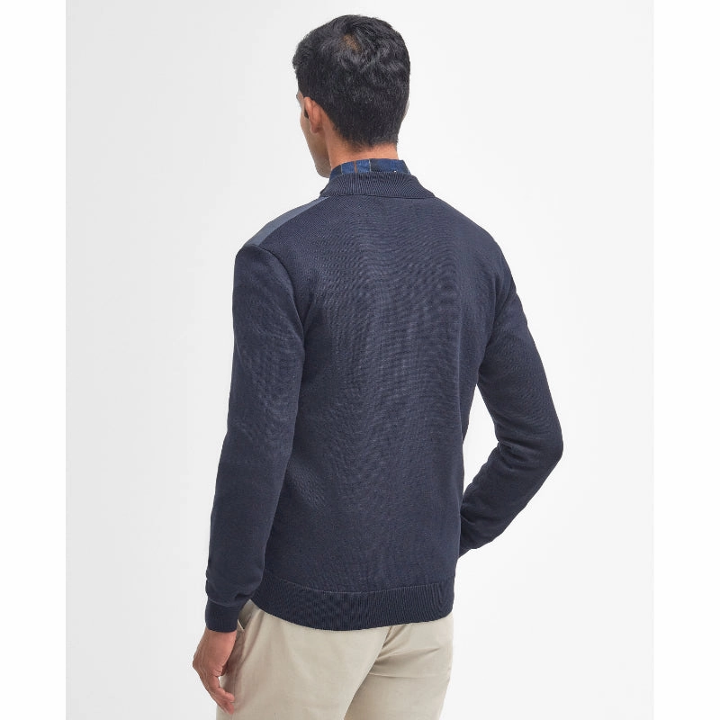 EndofWeek Deals Todays Special Picks Barbour Carn Baffle Zip Thru Mens Jacket - Navy