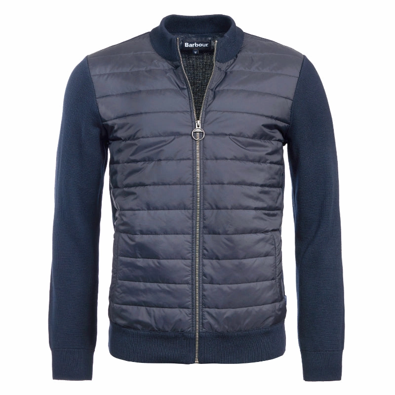 Barbour Carn Baffle Zip Thru Mens Jacket - Navy Grab the Deal Now