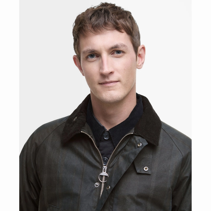 Barbour Modern Check Bedale Mens Wax Jacket - Dundee Tartan Flash Offer Today Trending Now Offer