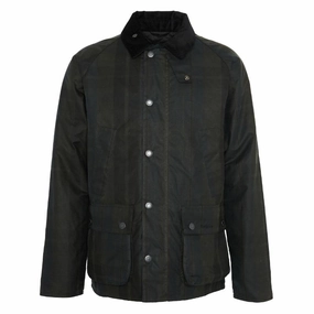 Hot Discount Deal Barbour Modern Check Bedale Mens Wax Jacket - Dundee Tartan