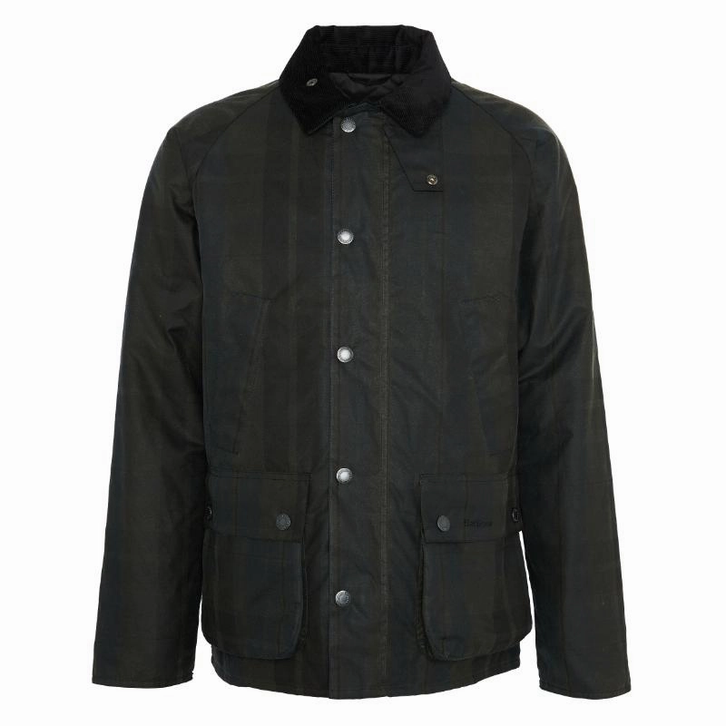 Hot Discount Deal Barbour Modern Check Bedale Mens Wax Jacket - Dundee Tartan