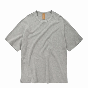Grab It Before Gone Frizmworks Og Double Rib Oversized Tee Melange Gray