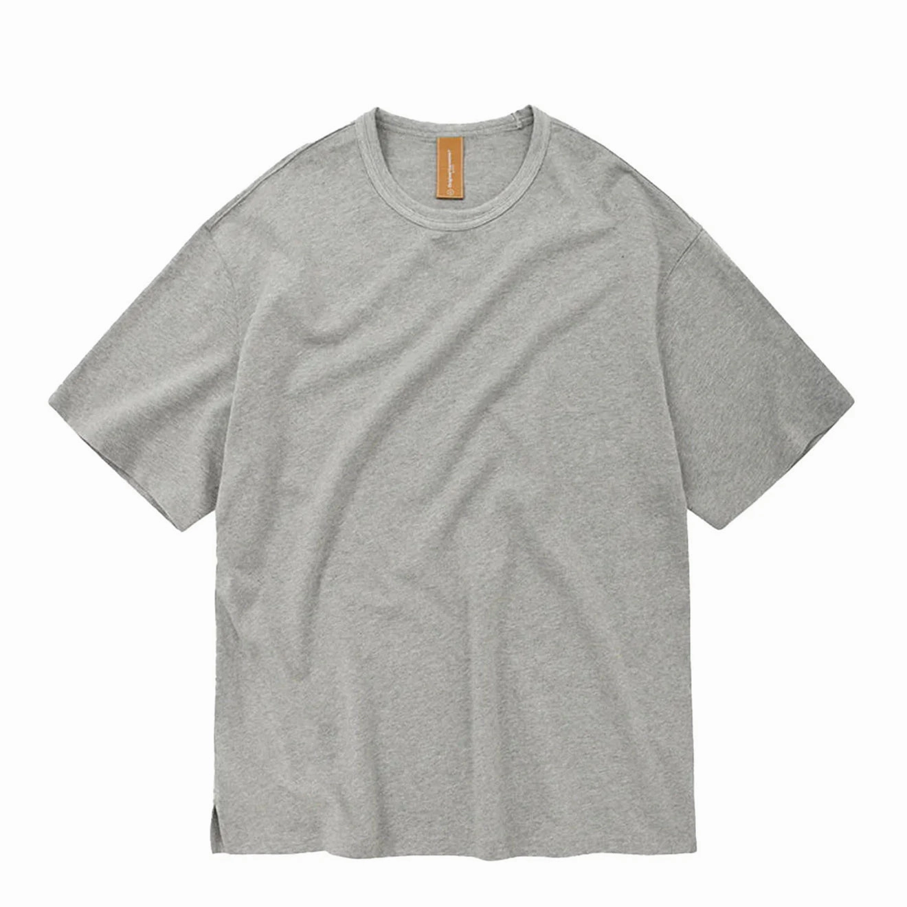 Frizmworks Og Double Rib Oversized Tee Melange Gray Todays Special Savings Limited Edition Offer