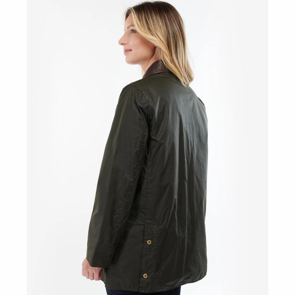 Big Hot Sale Perfect Gift Offer Barbour Buscot Ladies Wax Jacket - Archive Olive/Classic