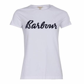 Big Savings Today Barbour Rebecca Ladies Tee - White