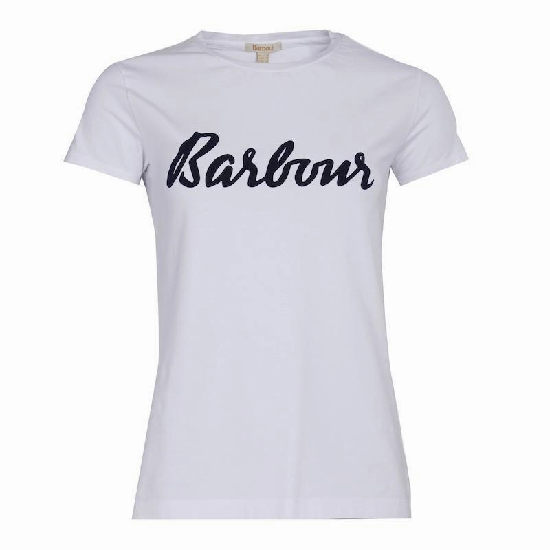 Big Savings Today Barbour Rebecca Ladies Tee - White