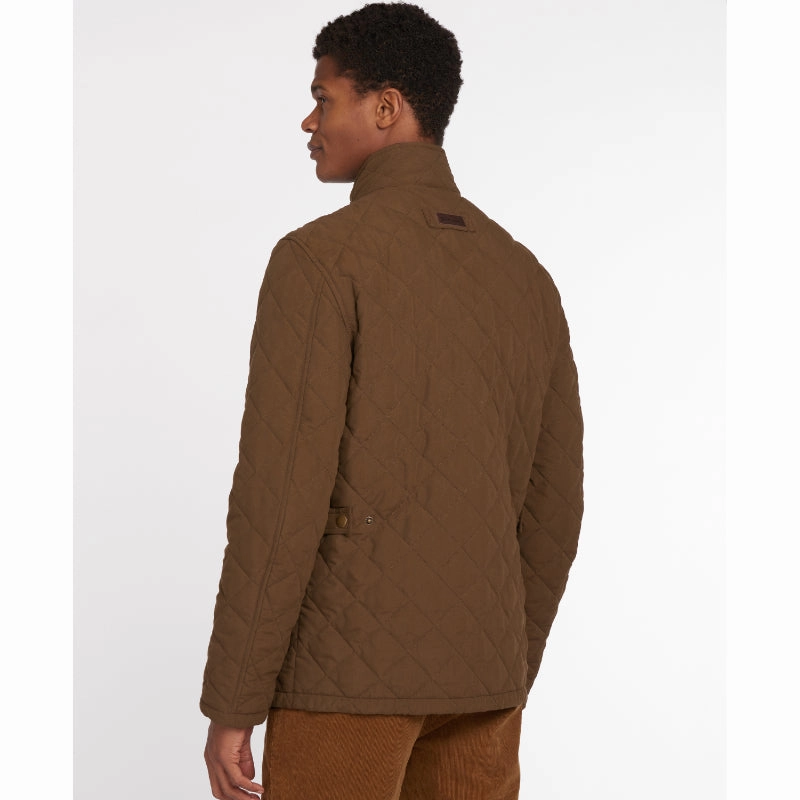 Clearance Event Today Last Chance Offer Barbour Shoveler Mens Quilted Jacket - Dark Sand