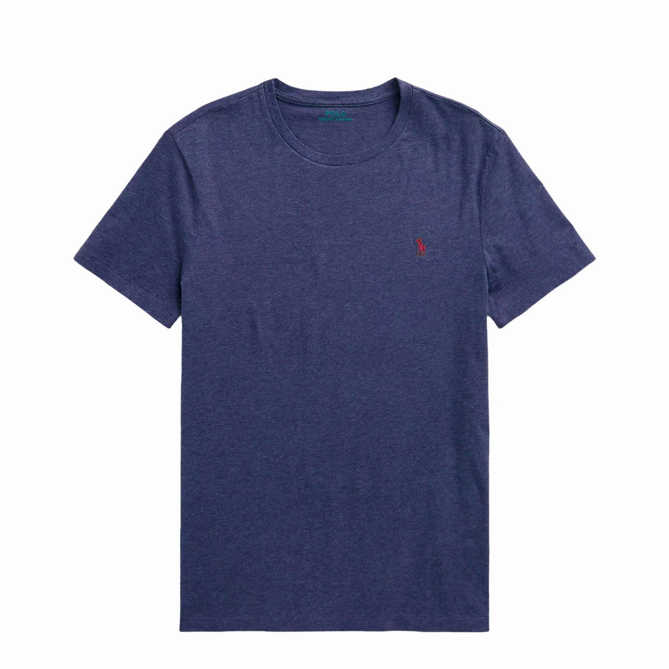 Polo Ralph Lauren Custom Slim Fit Jersey Crewneck T-Shirt Spring Navy Heather Flash Sale Now