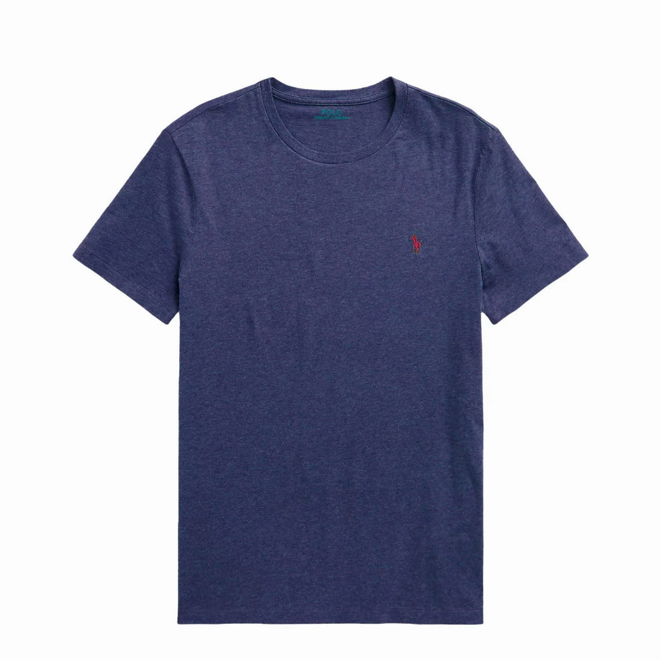 Clearance Sale Now Grab Todays Deal Polo Ralph Lauren Custom Slim Fit Jersey Crewneck T-Shirt Spring Navy Heather