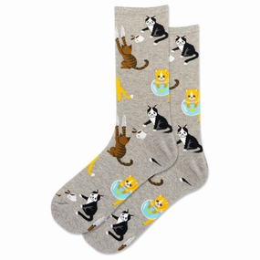 Todays Special Savings Daily Clearance Deal Women'S Bad Cats Crew Sock