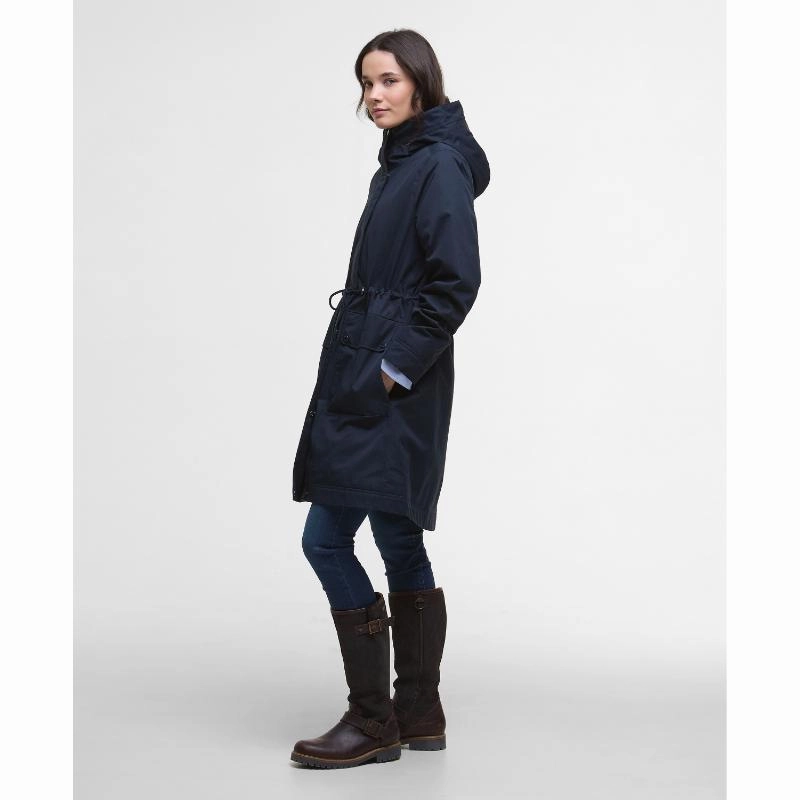 Surprise Discount Today Shop Todays Picks Barbour Bowlees Waterproof Ladies Jacket - Deep Navy/Classic