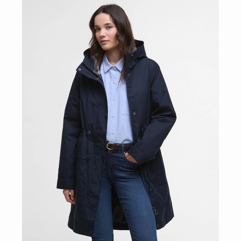 Barbour Bowlees Waterproof Ladies Jacket - Deep Navy/Classic Grab Save Today Save More Online
