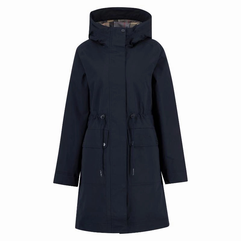 Online Exclusive Deal Barbour Bowlees Waterproof Ladies Jacket - Deep Navy/Classic