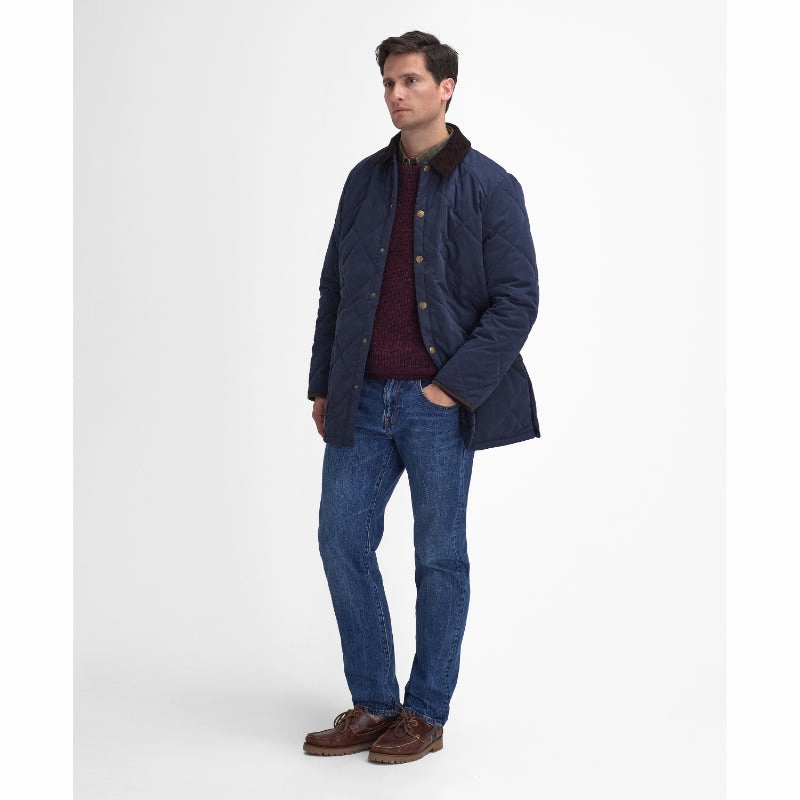 Hot Offer Frenzy Barbour Country Liddesdale Quilted Mens Jacket - Navy
