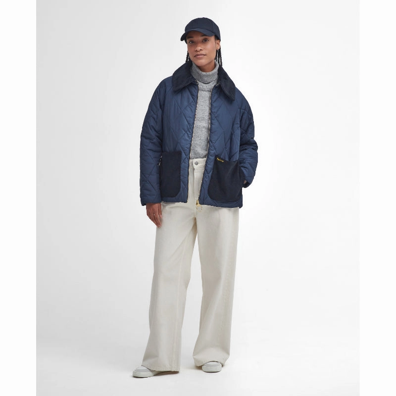 Barbour Dalroy Quilt Ladies Jacket - Navy/Classic Special Deal Frenzy Flash Sale Alert Now