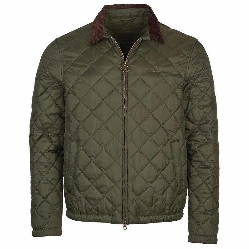 Hot Deals Today Barbour Vital Mens Quilted Jacket - Sage