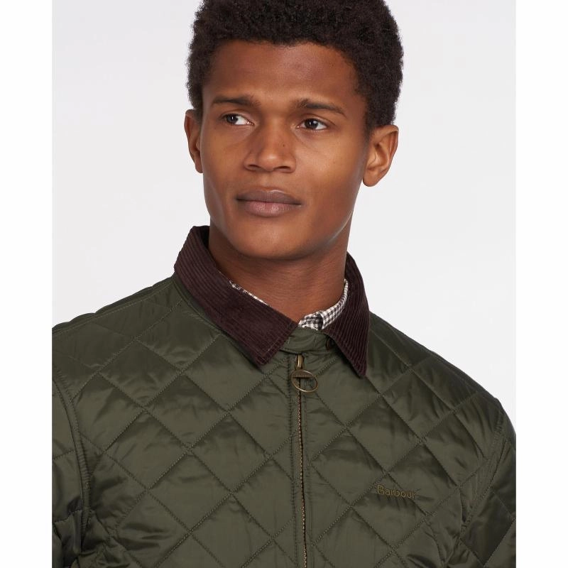 Barbour Vital Mens Quilted Jacket - Sage Grab Your Savings MustHave Deal