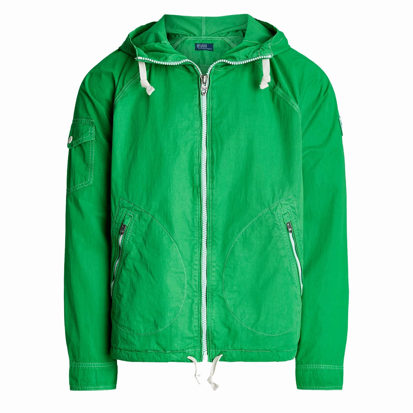 Polo Ralph Lauren Garment-Dyed Twill Hooded Jacket Green Price Slash Today Hot Pick Online