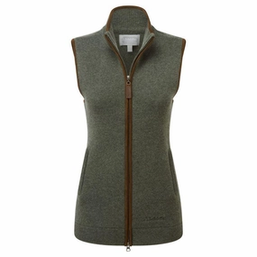 Shop Grab Now Hot Deal Alert Schoffel Orkney Merino Ladies Gilet - Cedar