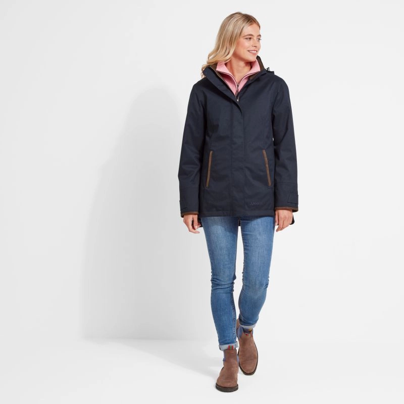 Schoffel Wakerley Ladies Venturi Waterproof Jacket - True Navy Flash Sale Alert